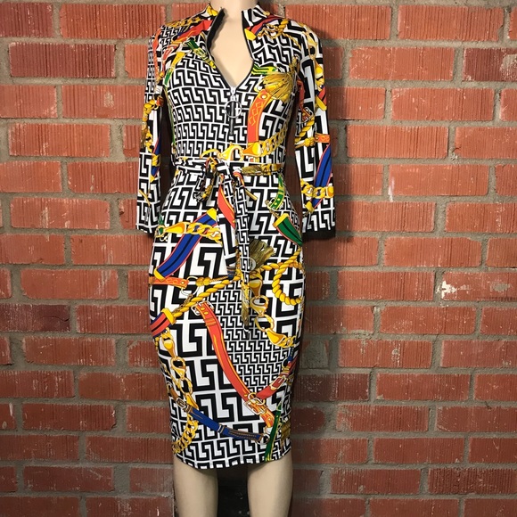 🌺Chain Me Midi Dress - Picture 2 of 7